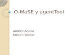 O-MaSE y agentTool Andrés Acuña Steven Walker. Agenda  Introducción  Metodología MaSE  Problemas de MaSE  O-MaSE  agentTool  Conclusiones  Referencias.