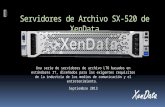 Servidores de Archivo SX-520 de XenData Una serie de servidores de archivo LTO basados en estándares IT, diseñados para los exigentes requisitos de la.