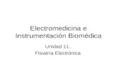 Electromedicina e Instrumentación Biomédica Unidad 11. Fisiatría Electrónica.