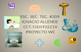ESC. SEC. TEC. #209 IGNACIO ALLENDE CCT.15DST0221V PROYECTO WC.