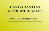 LAS GARANTIAS AUTOLIQUIDABLES WALTER RUBEN TON. EL ACCESO AL CREDITO.
