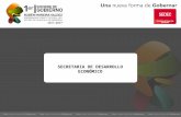 SECRETARIA DE DESARROLLO ECONÓMICO. PROMOCION Acero Maquiladora Automotriz Minería.