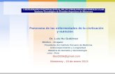Panorama de las enfermedades de la civilización y nutrición Dr. Luis Hu Gutiérrez Médico - cirujano Presidente del Instituto Peruano de Medicina Antienvejecimiento.
