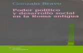 Bravo, Gonzalo - Poder político y desarrollo social en la antigua Roma