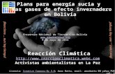 Reacción Climática  Activistas ambientalistas en La Paz  Licencia: Creative Commons-By.