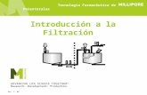 Introducción a la Filtración 0.22 µm 1 2 3 4 5 Tecnologìa Farmacèutica de Parenterales UNAM – Junio 2012. Rev. I, 08.
