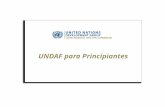 UNDAF para Principiantes. 2 2 Marco estratégico de programación para el Equipo de País de NU Describe la respuesta colectiva del SNU a las prioridades.