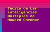Teoría de Las Inteligencias Múltiples de Howard Gardner Por Mayra Fumerton.