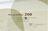 Plan de trabajo 2009 Coordinación General de Planeación y Desarrollo Institucional Vicerrectoría Ejecutiva.