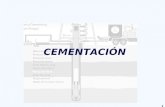 1 CEMENTACIÓN. 2 CURSO DE PERFORACIÓN CEMENTACION 1.- INTRODUCCIÓN Descripción general del proceso de cementación: Consiste en mezclar una lechada de.