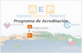 Programa de Acreditación Asignación Excelencia Pedagógica A E P.
