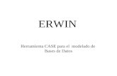ERWIN Herramienta CASE para el modelado de Bases de Datos.