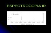 ESPECTROCOPIA IR. Espectroscopia IR Se fundamenta en la absorción de radiación IR por moléculas en vibración. Para que una molécula absorba radiación.