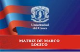 Matriz de Marco Logico Unicauca
