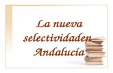 La nueva selectividad en Andalucía. CARACTERÍSTICAS GENERALES Comienza a aplicarse en el curso 2009-2010 Pueden presentarse quienes estén en posesión.