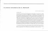 Teoría monetaria en Wicksell