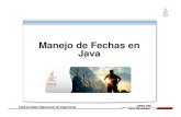 Manejo de Fechas en Java 2