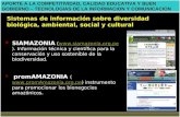 APORTE A LA COMPETITIVIDAD, CALIDAD EDUCATIVA Y BUEN GOBIERNO – TECNOLOGIAS DE LA INFORMACION Y COMUNICACION SIAMAZONIA (). Información.