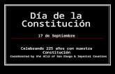 Día de la Constitución 17 de Septiembre Celebrando 225 años con nuestra Constitución Coordinated by the ACLU of San Diego & Imperial Counties.