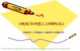 ORACIONES SIMPLES SUJETO / VERBO / OBJETO DIRECTO Autor pictogramas: Sergio Palao Procedencia: ARASAAC ( Licencia: CC (BY-NC-SA)Sergio.