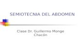 SEMIOTECNIA DEL ABDOMEN Clase Dr. Guillermo Monge Chacón.