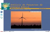 Crédito Fotográfico: Nordex AG © Minister of Natural Resources Canada 2001 – 2006. Curso de Análisis de Proyectos de Energía Limpia Análisis de Proyectos.