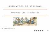 1/57 Proyecto de Simulación SIMULACIÓN DE SISTEMAS Mg. Samuel Oporto Díaz.
