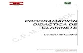 Programacion Didactica de Clarinete (1)