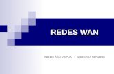 REDES WAN RED DE ÁREA AMPLIA - WIDE AREA NETWORK.