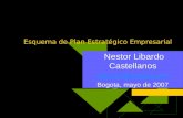 Esquema de Plan Estratégico Empresarial Nestor Libardo Castellanos nelica71@hotmail.com Bogota, mayo de 2007.