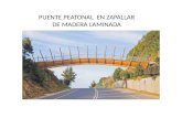 Puente Madera Laminada