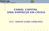 CANAL CAPITAL UNA EMPRESA EN CRISIS H.C. DAVID LUNA SÁNCHEZ.