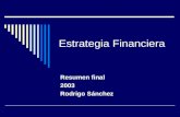Estrategia Financiera Resumen final 2003 Rodrigo Sánchez.
