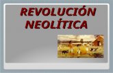 REVOLUCIÓN NEOLÍTICA REVOLUCIÓN NEOLÍTICA. RECORDATORIO:RECORDATORIO: PALEOLÍTICO Nómadas y Depredadores NEOLÍTICO Sedentarios y Productores ( agricultores.