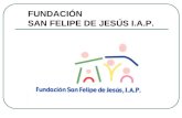 FUNDACIÓN SAN FELIPE DE JESÚS I.A.P.. ¿Que es?... Fundación San Felipe De Jesús San Felipe de Jesús es una institución de asistencia privada con una experiencia.