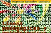 Líneas pedagógicas y metodológicas. La propuesta educativa teresiana es un referencial articulado a partir del marco situacional, del conceptual y del.
