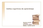 Estilos cognitivos de aprendizaje Mariela Carballo Ledezma Jacqueline Alfaro Rebeca Castillo García.