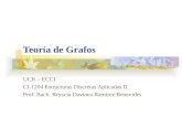 Teoría de Grafos UCR – ECCI CI-1204 Estructuras Discretas Aplicadas II Prof. Bach. Kryscia Daviana Ramírez Benavides.
