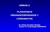 UNIDAD 2 PLAGUICIDAS ORGANOFOSFORADOS Y CARBAMATOS Dr. Diego González Machín Asesor en Toxicología CEPIS/OPS.