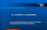 LA ATENCIÓN A LA DIVERSIDAD Inmaculada Sánchez-Cerrudo Granados Francisco Javier García Perales I.E.S. EUROPA ARAHAL SEVILLA.