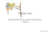TEMA XIV Evaluación de la propia Condición Física Fdo.Corredor.