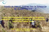 Curso internacional de desarrollo de proyectos forestales y de bioenergía bajo el Mecanismo de Desarrollo Limpio (MDL) Hostería San Luis, Tabacundo, Ecuador.