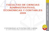 FACULTAD DE CIENCIAS ADMINISTRATIVAS, ECONOMICAS Y CONTABLES 2009.