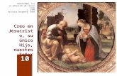 Creo en Jesucristo, su único Hijo, nuestro Señor 10 BARTOLOMEO, Fra La adoración de Cristo niño c. 1499 Galleria Borghese, Roma.
