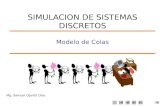 1/28 Modelo de Colas SIMULACION DE SISTEMAS DISCRETOS Mg. Samuel Oporto Díaz.