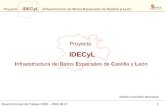 Proyecto IDECyL Infraestructura de Datos Espaciales de Castilla y León Reunión Grupo de Trabajo IDEE – 2006.06.271 Proyecto IDECyL Infraestructura de Datos.