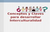 Conceptos y Claves para desarrollar Interculturalidad.
