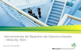 Herramienta de Registro de Oportunidades - Velocity Tool- Sahula Hernández.