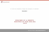 El centro de tratamiento integral del sobrepeso y la obesidad PRESENTA RESULTADOS DE LA ENCUESTA MINISTERIO DE SALUD 2010-2011 CHILE.