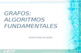 GRAFOS: ALGORITMOS FUNDAMENTALES ESTRUCTURAS DE DATOS.